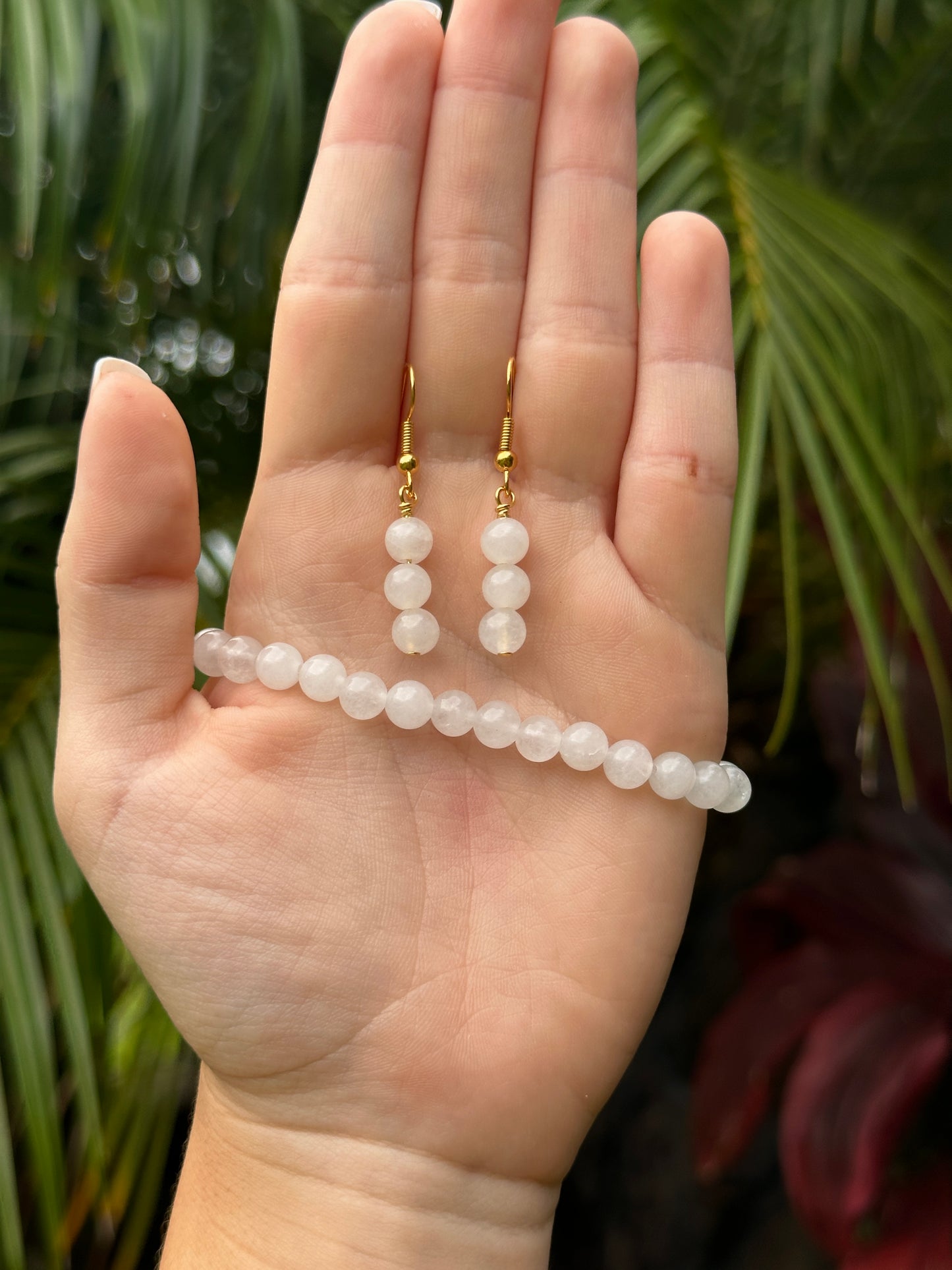 Gemstone earrings